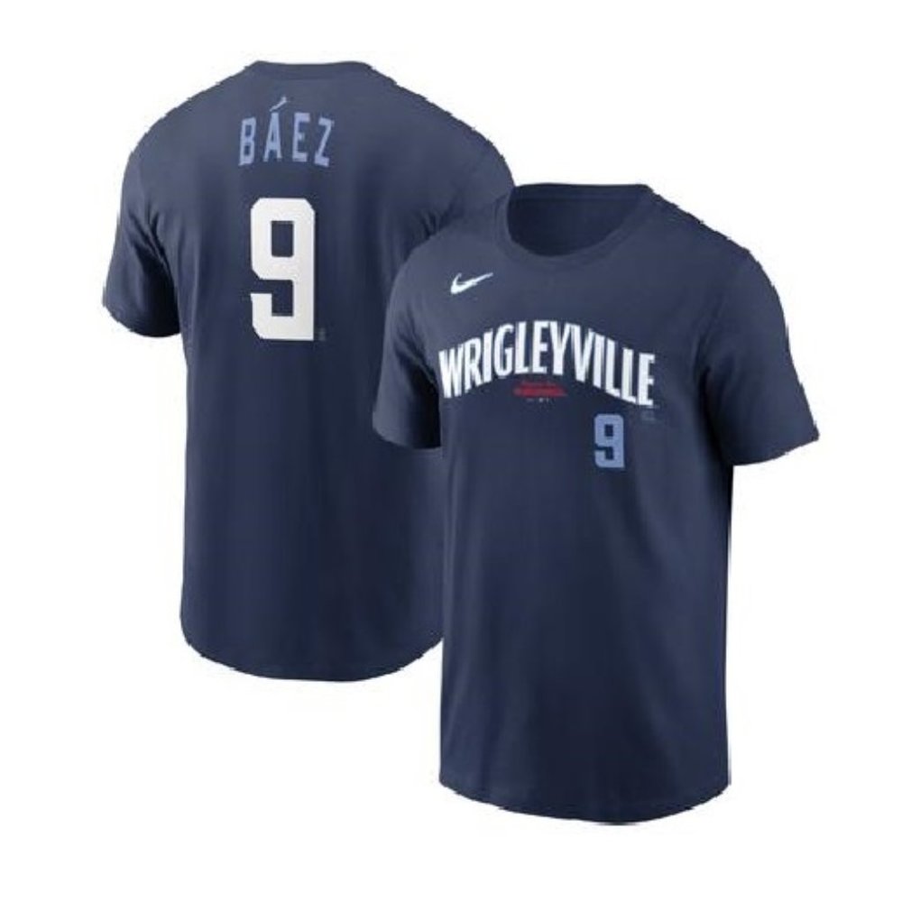 DEFECT Nike Men's Javier Baez Wrigleyville, Fan T-Shirt Size Large $40 5B053